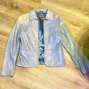 Leather Ann Taylor Petites Jacket